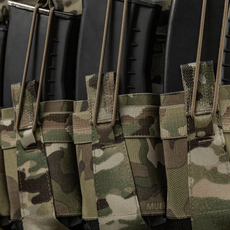 M-Tac Frontpanel til Plate Carrier Cuirass QRS til 4 Magasiner i elastisk camouflage materiale med NIJ-certificering, galleri position 1