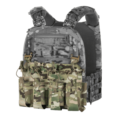 M-Tac Frontpanel til Plate Carrier Cuirass QRS til 4 Magasiner i multicam elastisk materiale med NIJ-certificering, galleri position 1