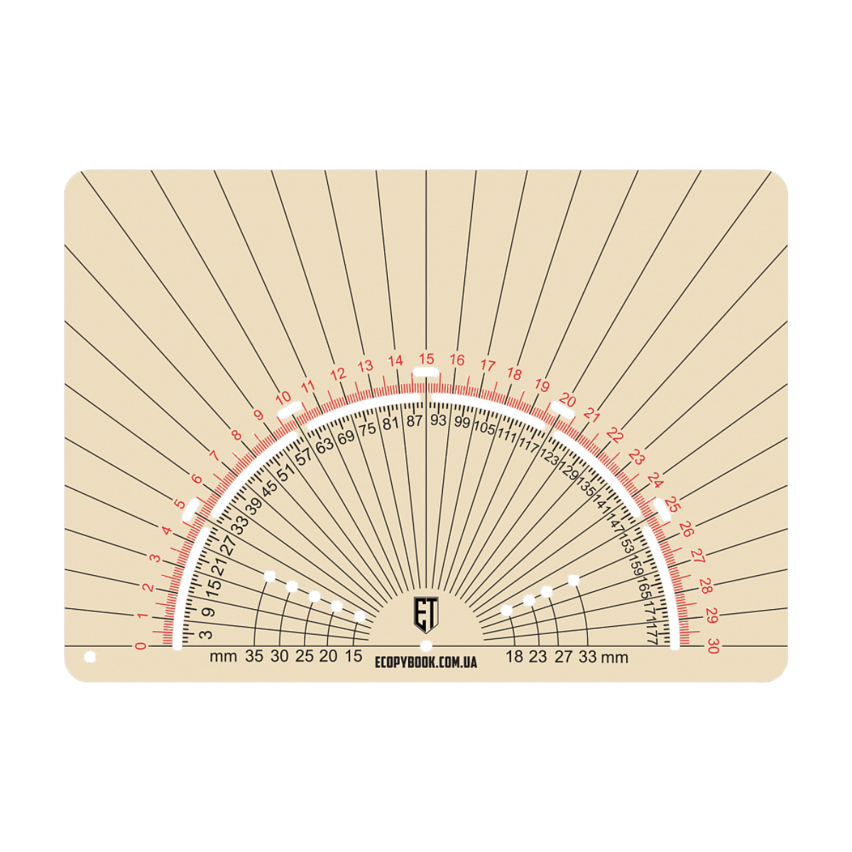 M-Tac Ecopybook Tactical Protractor PR-R til feltbrug med fleksibelt, anti-refleks materiale til taktiske opgaver og UAV rekognoscering.