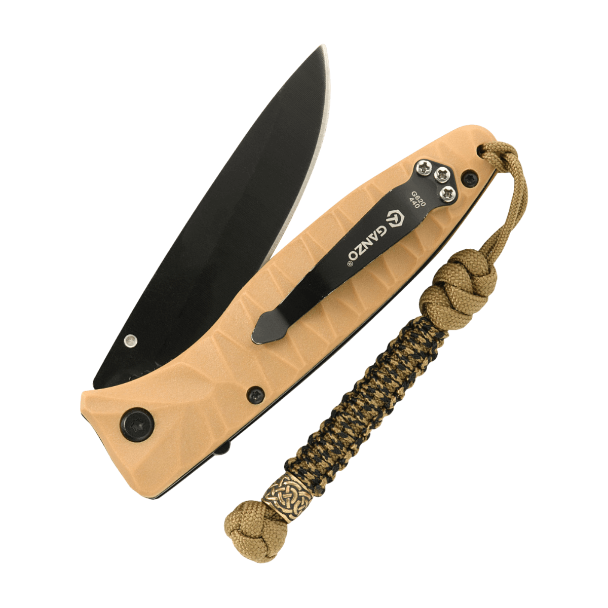 M-Tac Knife Lanyard Scandinavian til kniv med flettet paracord lanyard for hurtig adgang og personlig stil.