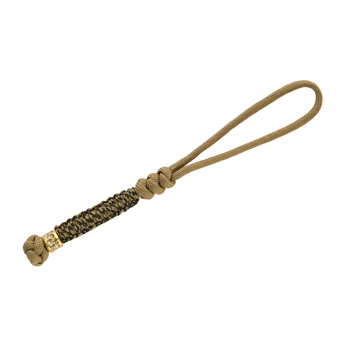 M-Tac Knife Lanyard Scandinavian Granule in brown paracord, stylish accessory for pocket knives.
