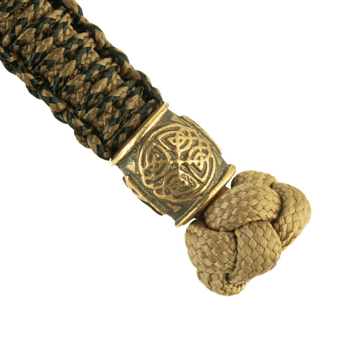 M-Tac Lanyard Scandinavian Mannaz med snoet paracord og dekorativ skandinavisk perle til knive og udstyr.