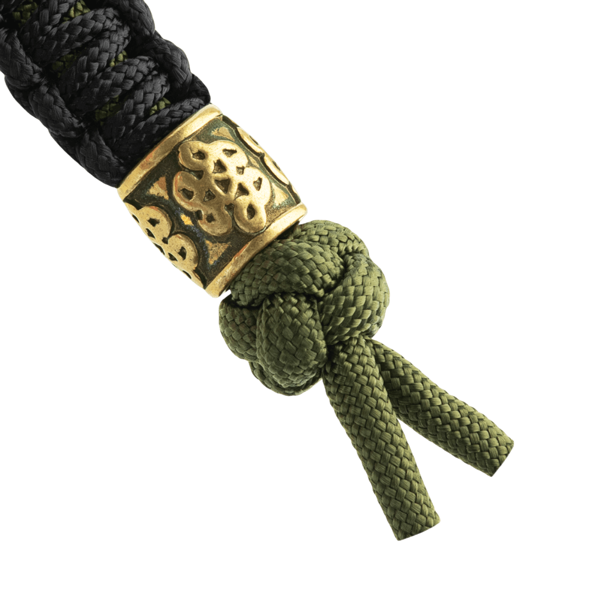 M-Tac Lanyard Scandinavian Small Chinese Knot med skandinaviske motiver og snoet paracord, ideel til knive og lommelygter.