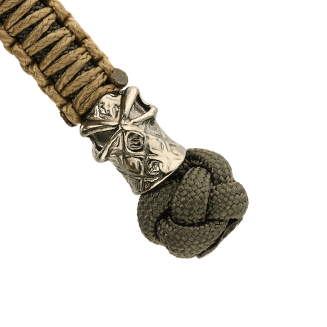 M-Tac Knife Lanyard Ninja lavet af 550 type III paracord med dekorativt kobbernikkel.