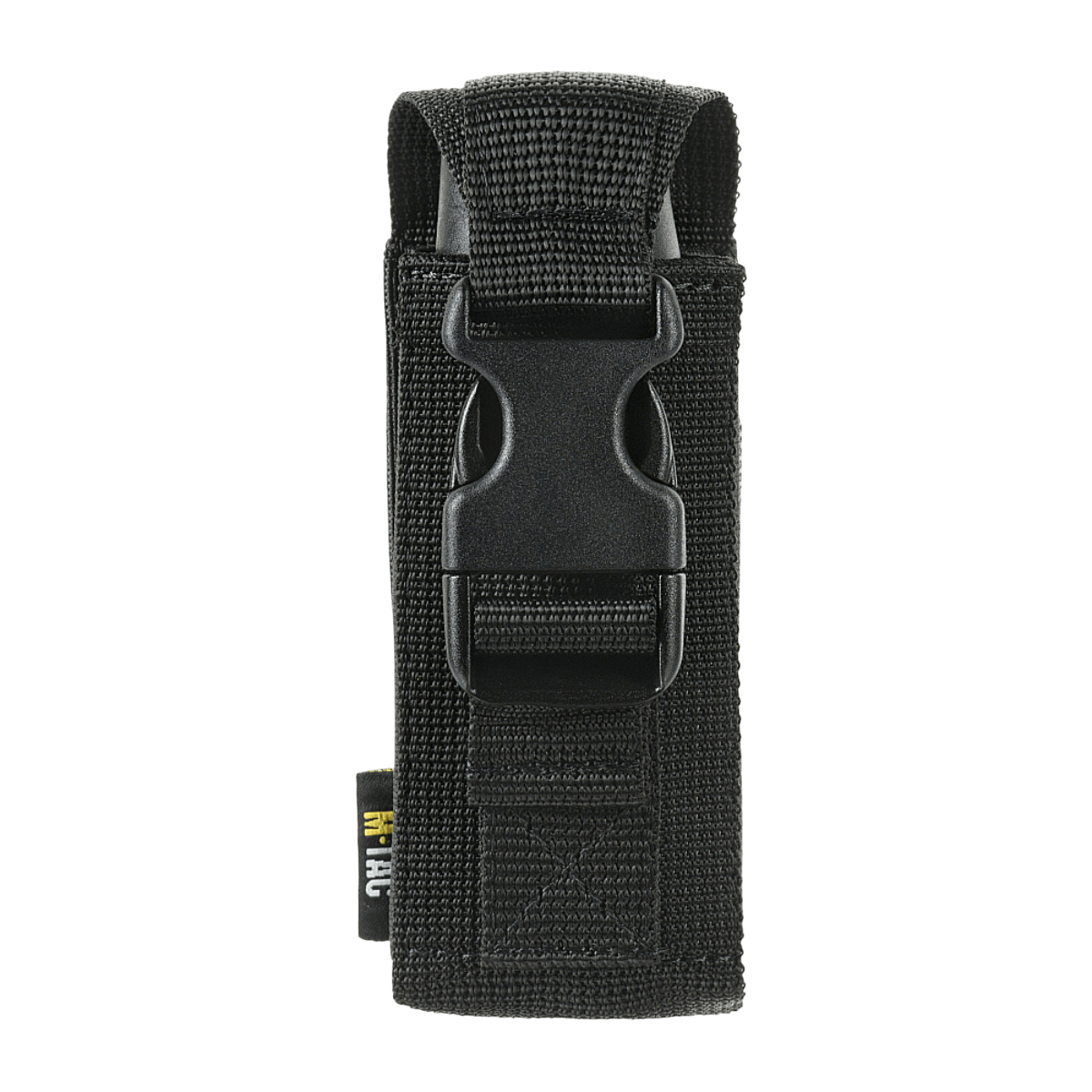 M-Tac Gasdåseholder Vertikal med Woojin-lås til pålidelig og hurtig adgang. Fremstillet af MIL-SPEC strop og gummibånd. MOLLE-kompatibel.
