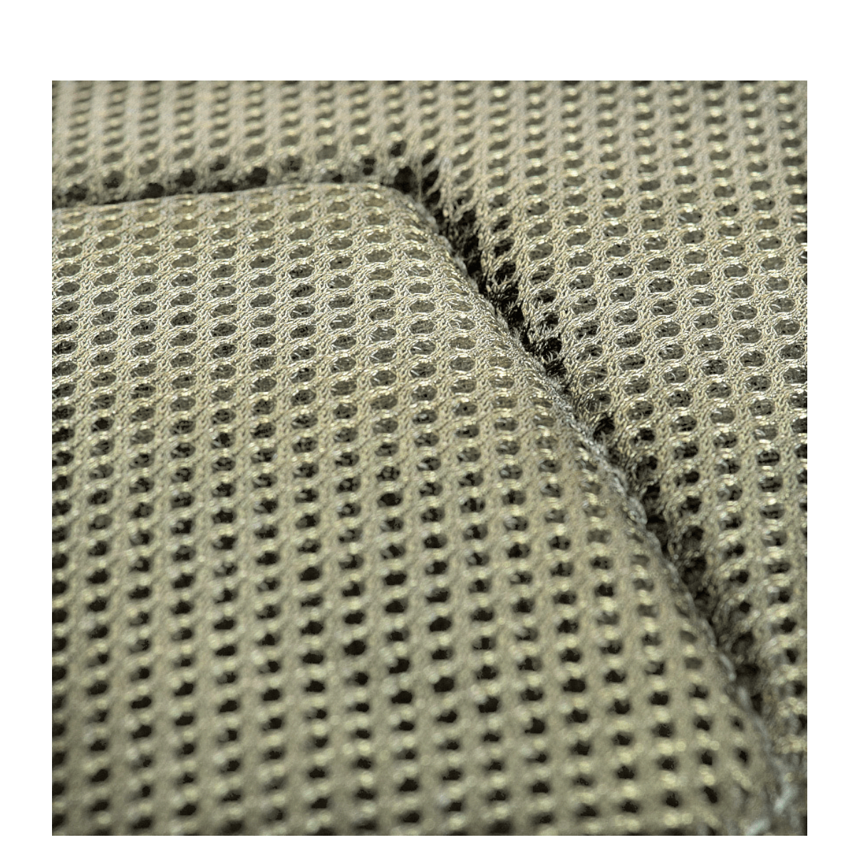 Detaljebillede af det ventilerende membranstof på M-Tac Large Assault Pack Rygsæk Laser Cut.