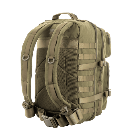 M-Tac Large Assault Pack Rygsæk med polstrede skulderremme og MOLLE-system set bagfra