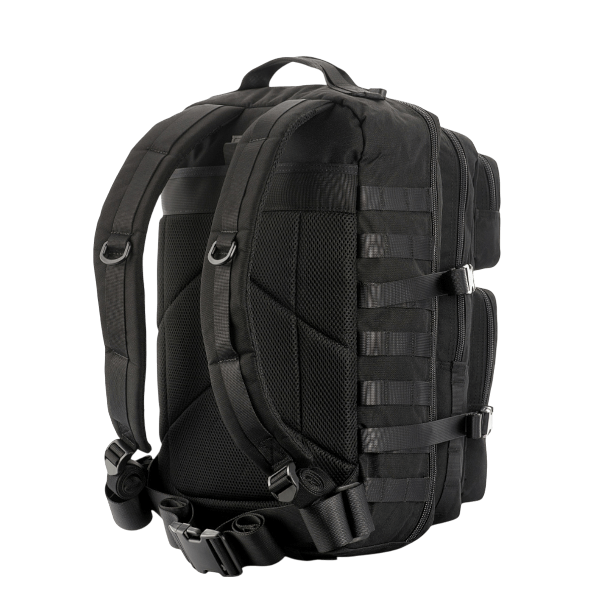 M-Tac Large Assault Pack Rygsæk - stor, let rygsæk med MOLLE-system og justerbare skulderremme, ideel til by og vandreture.