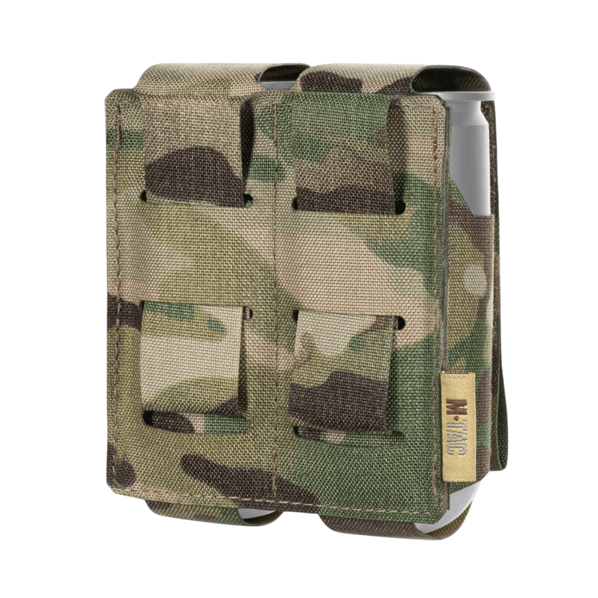 M-Tac Lomme til 2 VOG-type Granater med MOLLE-system og Laser Cut-design, camouflage-pung til sikker opbevaring af granater.