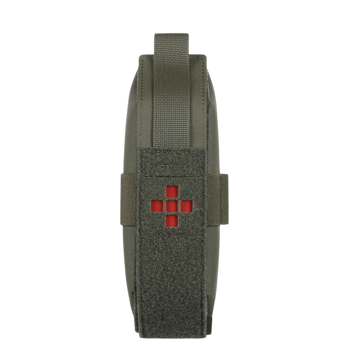 M-Tac Lomme til Tourniquet Closed med lukket design og rød førstehjælpslogo, ideel til beskyttelse af tourniquet under nødsituationer.
