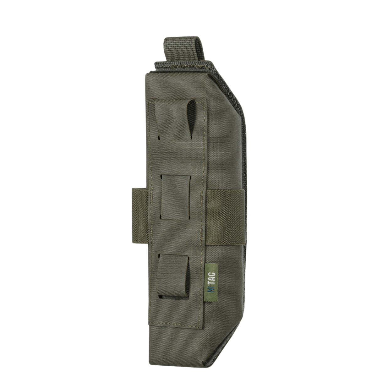 M-Tac Lomme til Tourniquet Closed i grønt materiale, designet til førstehjælp og beskyttelse af tourniqueter i nødsituationer.