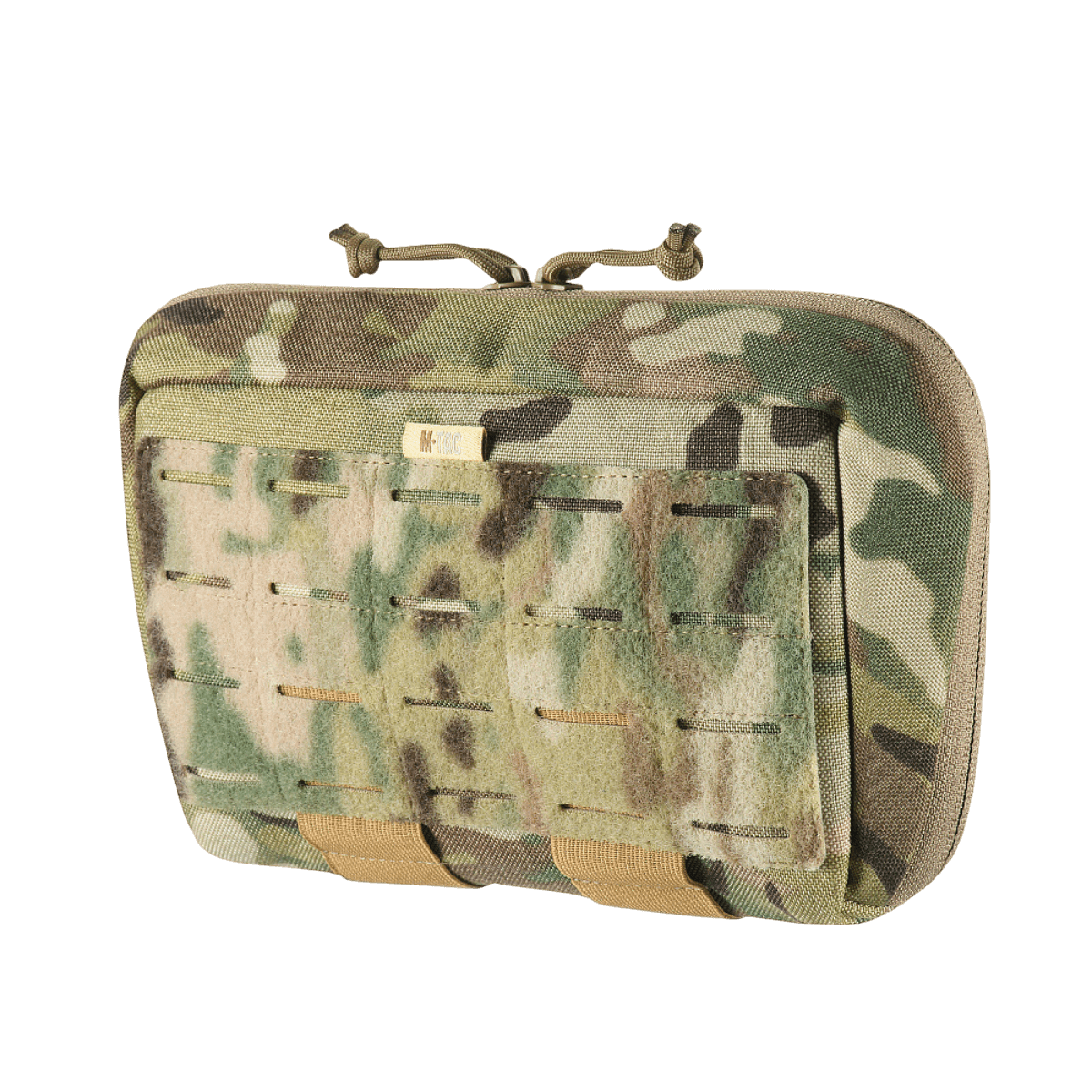 M-Tac Admin Pouch Large Elite i slidstærk Cordura 500D. Taske med laser cut velcro-panel, perfekt til taktisk udstyr og modulopbevaring.