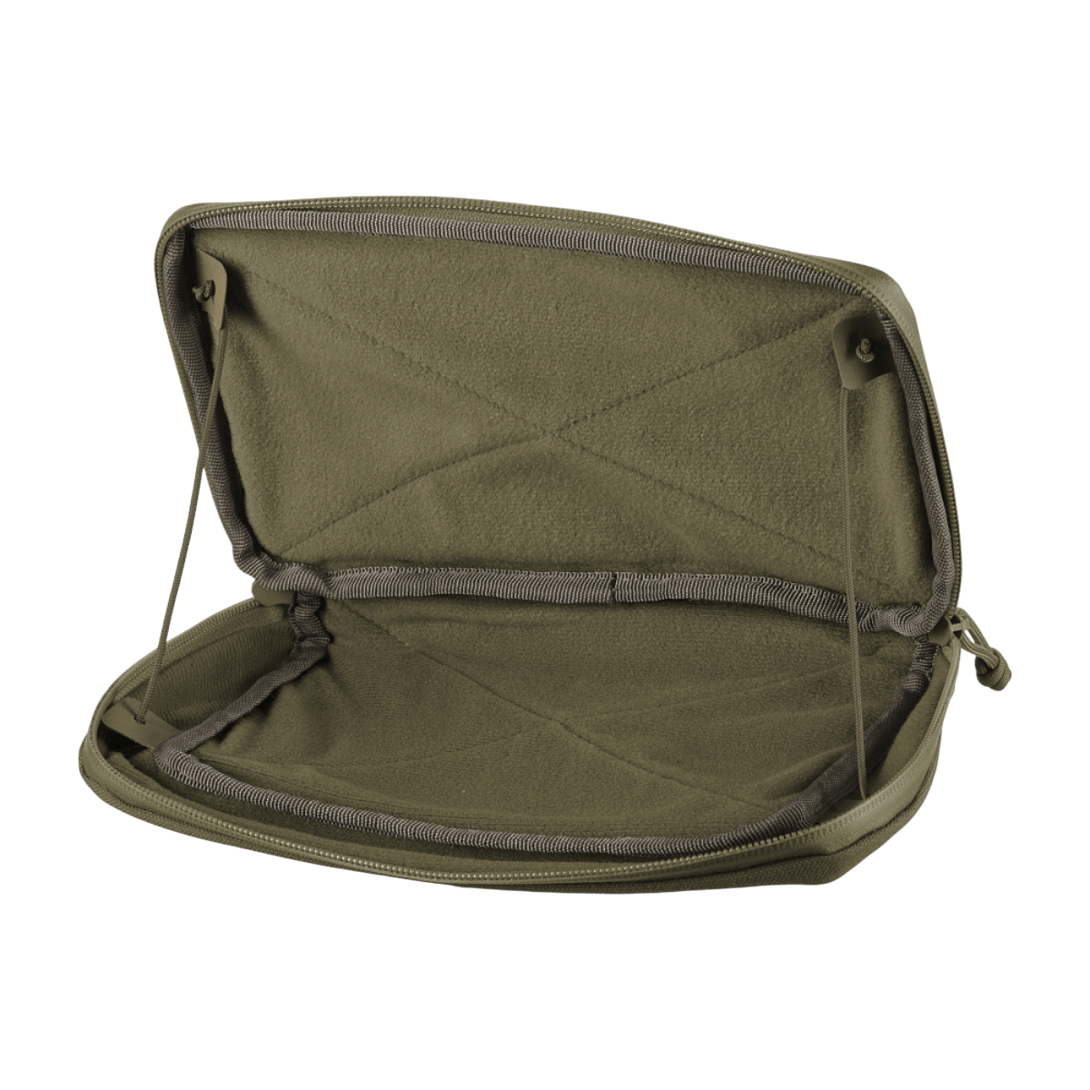 M-Tac Admin Pouch Large Elite i slidstærk Cordura 500D med åbent interiør, til opbevaring af taktisk udstyr og tilbehør.