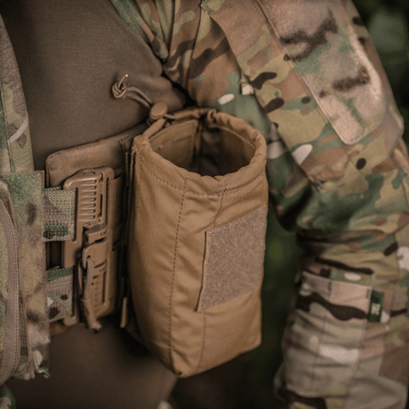 M-Tac Mediclomme Small Vertical Elite i multicam nylon med intern IFAK-organizer og NIJ-certificering, vist i gallery position 1.