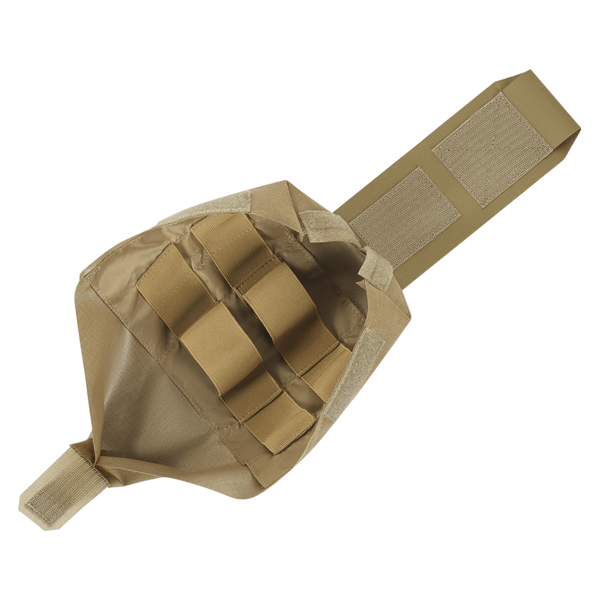 M-Tac Mediclomme Small Vertical Elite i Cordura 500D, åben med IFAK-organizer, holdbar medicinlomme til førstehjælp.