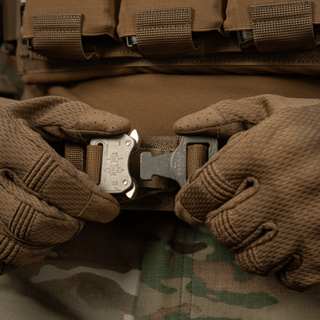 M-Tac Range Bælte Cobra Buckle Gen.IV med taktisk spænde og holdbar konstruktion, velegnet til militær og aktiv brug.