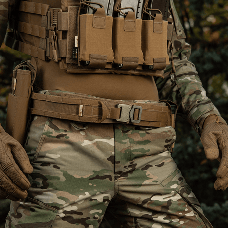 M-Tac Range Bælte Cobra Buckle Gen.IV taktisk bælte til militær brug, skydebane, med forstærket Tegris-komposit og justerbar velcro.