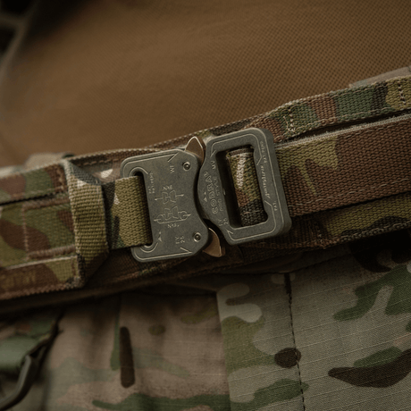 M-Tac Range Bælte Cobra Buckle Gen.IV, taktisk bælte til militær og politi, forstærket med Tegris-komposit, ideel til skydebanen
