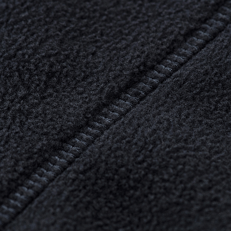 Nærbillede af M-Tac Lite Microfleece Hættetrøje med tynd, elastisk mikrofleece tekstur.
