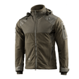 M-Tac Norman Windblock Fleecejakke med vindbeskyttelse og Softshell-indlæg, ideel til køligt og koldt vejr.