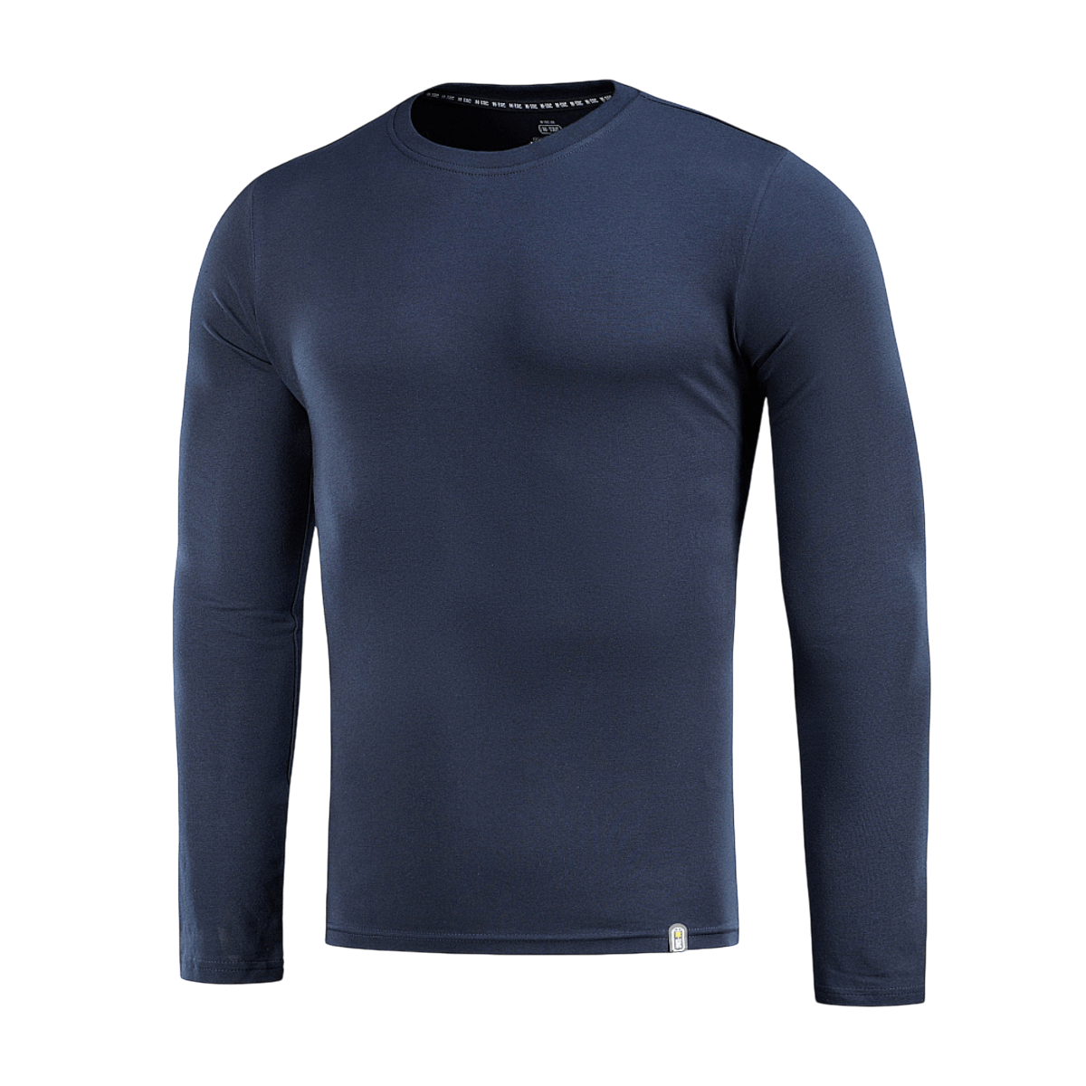 M-Tac Long-sleeve T-shirt 93/7 i marineblå, lavet af 93% bomuld og 7% elastan, velegnet til hverdagsbrug, sport og friluftsliv.