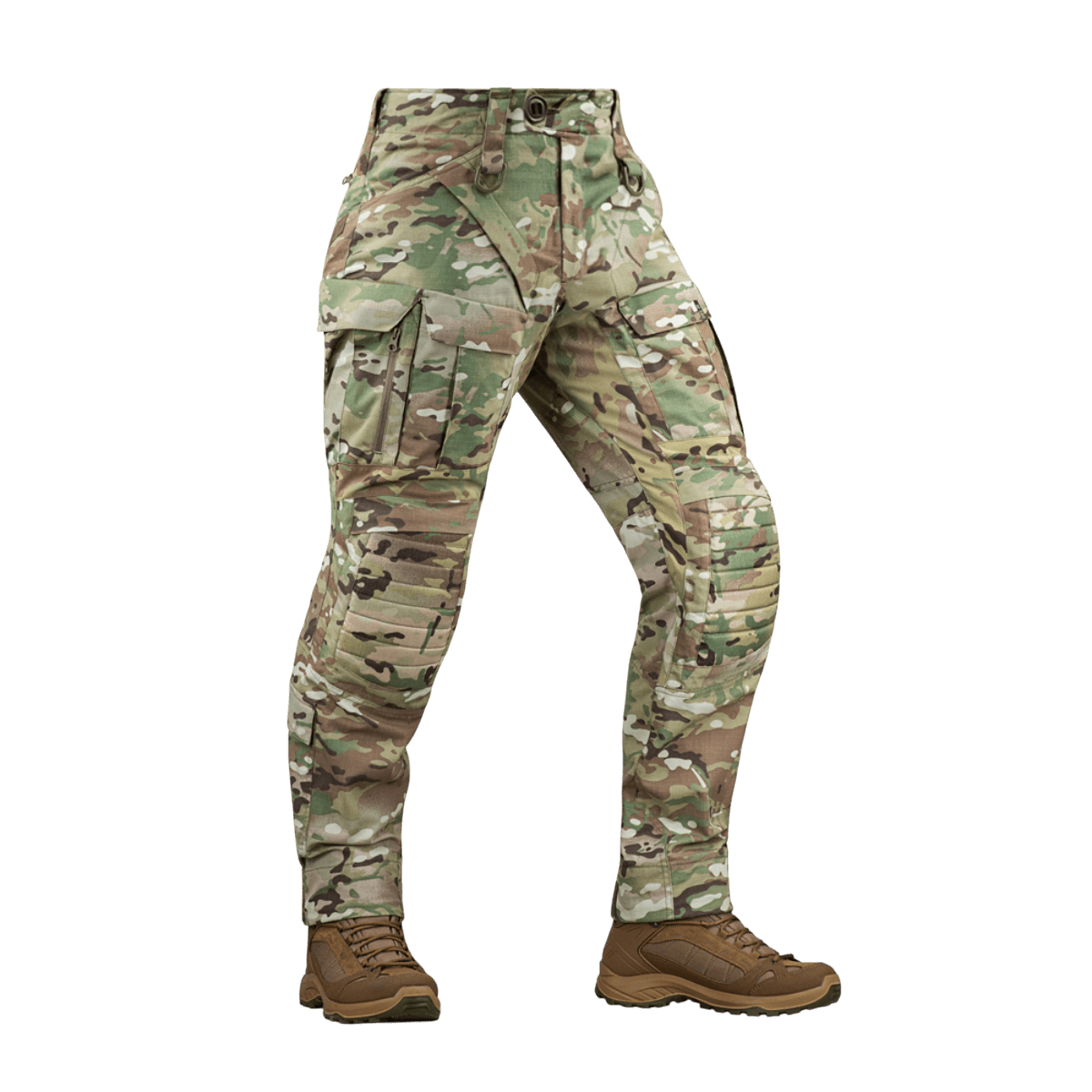 M-Tac Bukser STURM NyCo Extreme Gen.II i camouflage design til taktisk brug med Cordura 500D forstærkninger ved knæene og EVA-skum.