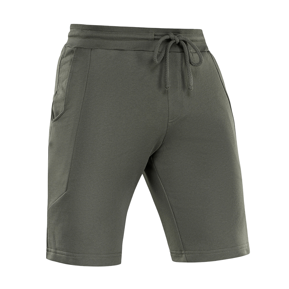 M-Tac Shorts Casual Fit Cotton i 100% bomuld, grøn farve, elastisk talje, ideel til sommer og aktiv brug, med to sidelommer.