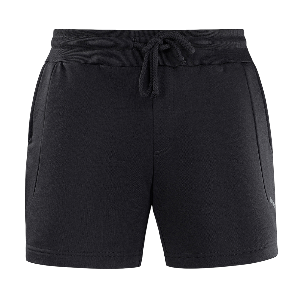 M-Tac Shorts Sport Fit Cotton i sort, bomuldshorts med elastik i taljen og sidelommer, designet til komfort og bevægelsesfrihed, perfekt til sommer.