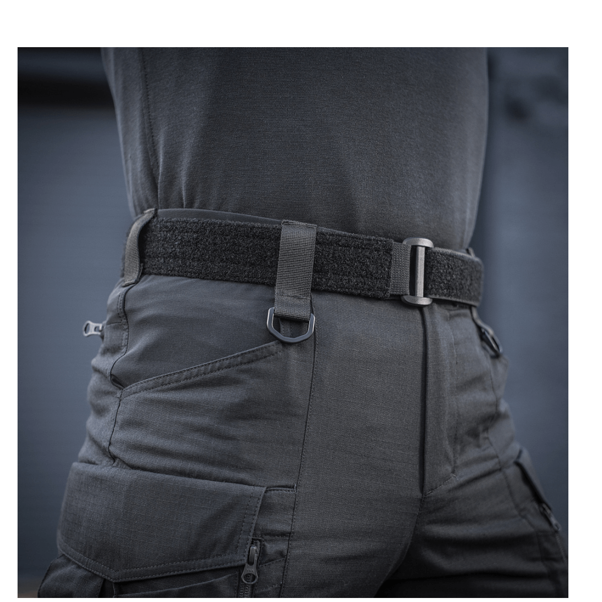 Sort taktikbælte og M-Tac Bukser Army NYCO Extreme i slidstærkt stof