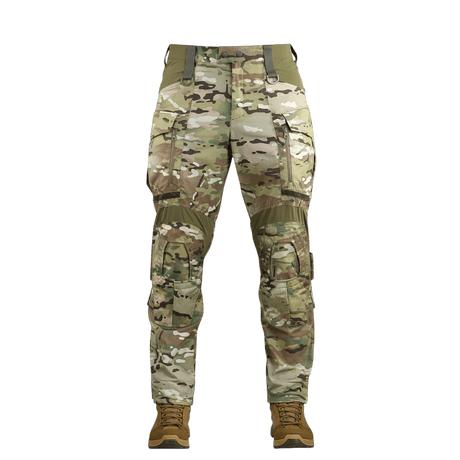 M-Tac Bukser Army Gen. II NYCO Extreme i multicam med holdbart amerikansk NYCO Extreme-stof og NIJ-certificering, gallery position 1 frontvisning.