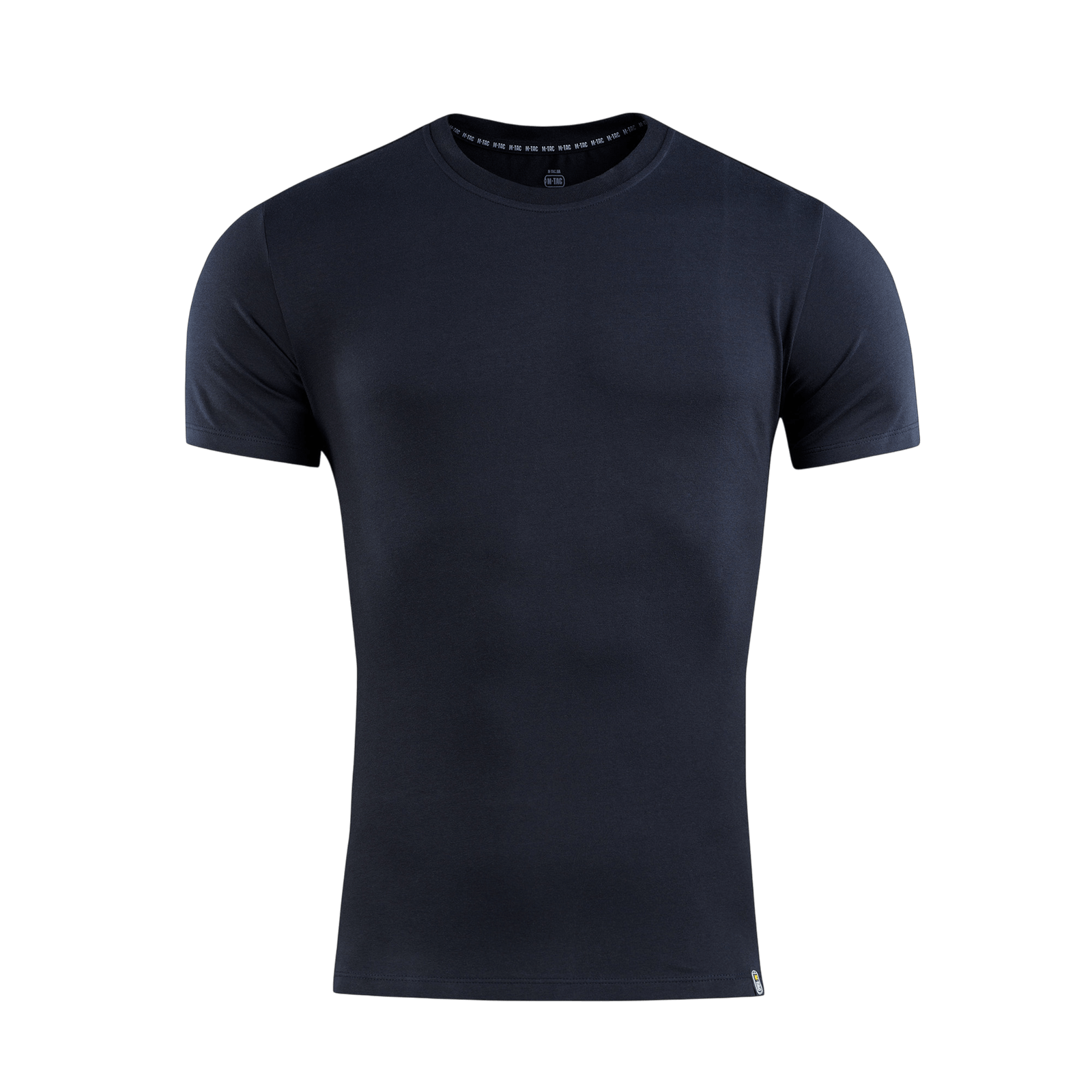 M-Tac T-shirt 93/7 Summer i sort til mand, let og åndbar bomulds- og elastanstof, perfekt til varme sommerdage.