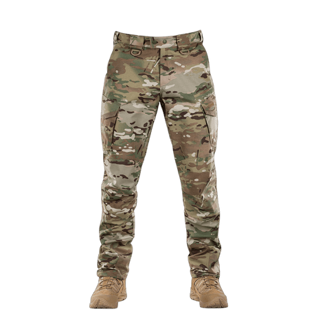 M-Tac Bukser Aggressor Elite NYCO i multicam med slidstærkt nylon-bomuldsmateriale og NIJ-certificering, gallery position 1 frontvisning.