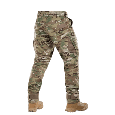 M-Tac Bukser Aggressor Elite NYCO i multicam med holdbart nylon-bomuldsmateriale og NIJ-certificering, bagfra, gallery position 1.