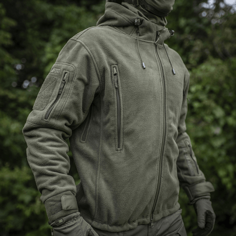 M-Tac Division Gen.II Windblock Fleecejakke - optimal isolering og vindbeskyttelse i køligt vejr, perfekt som yder- eller mellemlag.