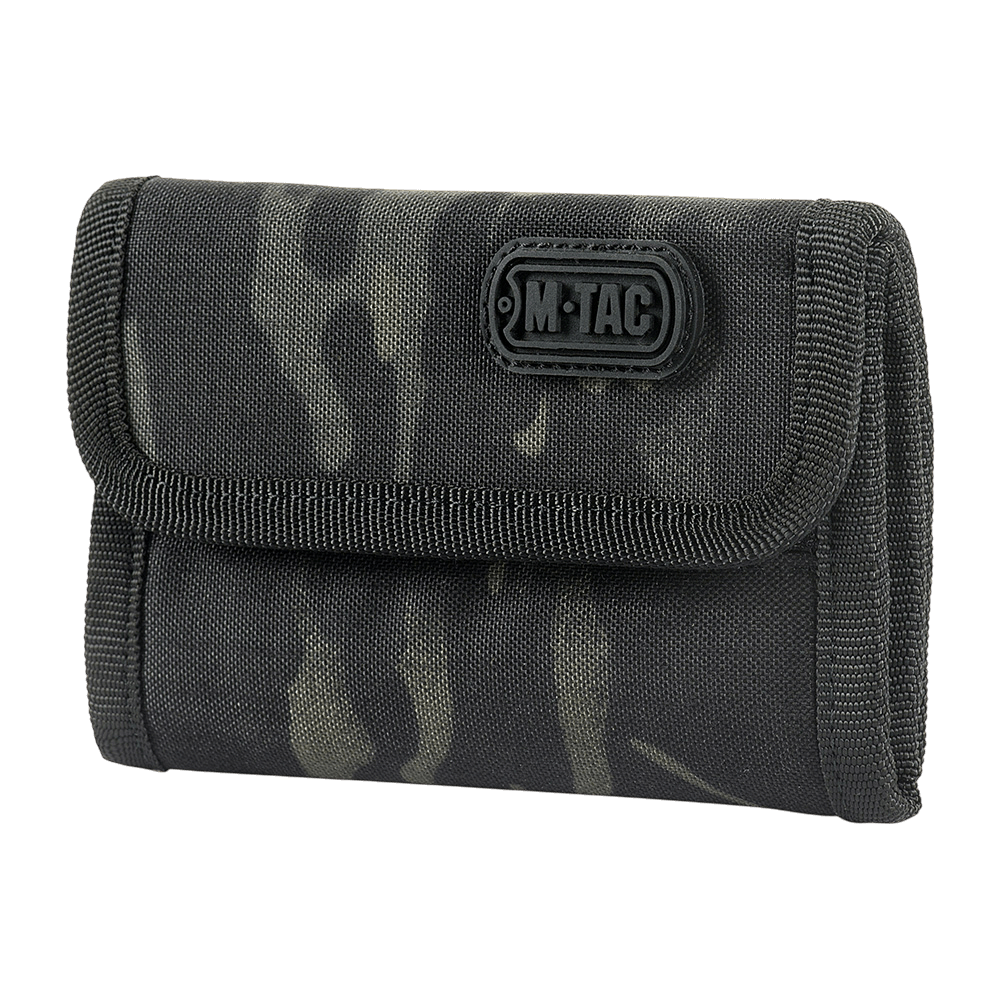 M-Tac Pung Elite Gen.II kompakt pung i slidstærkt Cordura 500D med stilfuldt logo på fronten og YKK lynlås i sort design.