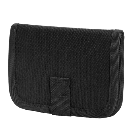 M-Tac Pung med Patch Panel Elite Large i sort, lavet af holdbart 1000D CORDURA® med lynlås og Velcro-loop panel til mærker.