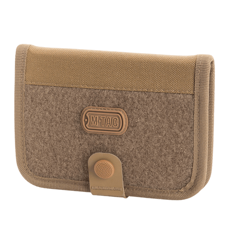 M-Tac Pung med Patch Panel Elite Large i holdbart 1000D CORDURA® materiale, viser forside med Velcro-loop-panel.