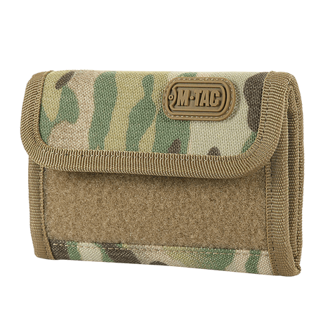 M-Tac Pung med Patch Panel Elite Gen. II i slidstærkt Oxford og Cordura 500D materiale, designet til kontanter og kortopbevaring.