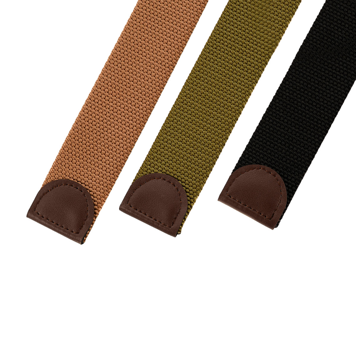 Tre M-Tac Thors Hammer Bælte i forskellige farver, militærstil og funktionalitet. Perfekt til hverdag, jagt eller feltbrug.