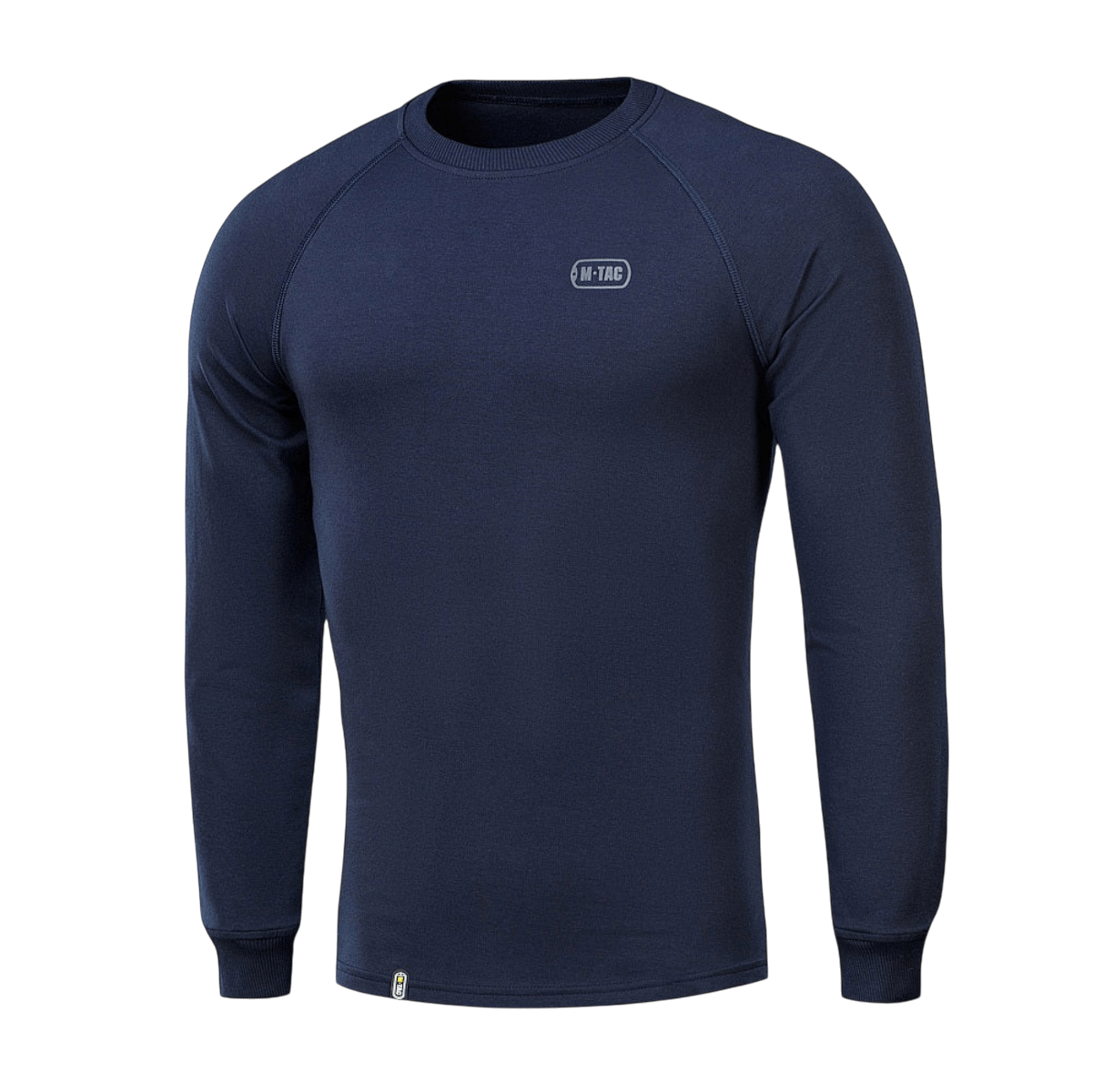 M-Tac Raglan Athlete sweatshirt i marineblå med rund hals og raglanærmer, perfekt til sport og hverdag, lavet af bomuld og elastan.