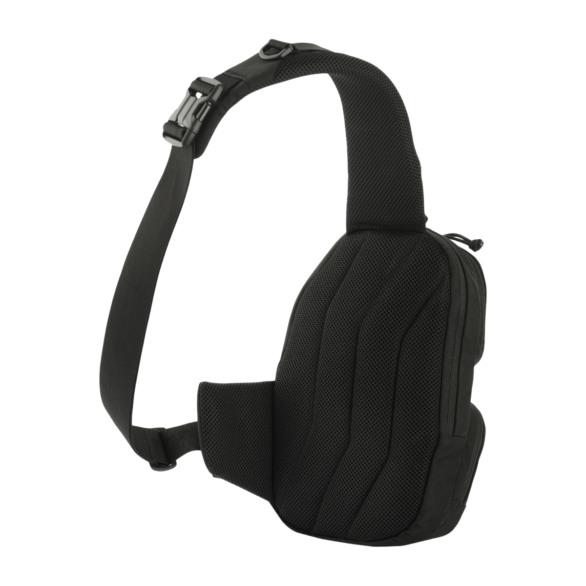 M-Tac Buckler Taske Elite i sort med MOLLE-system og skjult rum til våben, designet i slidstærkt Cordura 500D materiale.