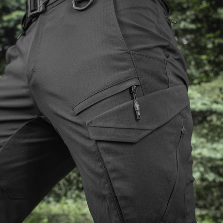 M-Tac Aggressor Summer Flex Shorts med taktiklommer og åndbart Flex Rip-Stop stof. Ideel til udendørs aktiviteter.