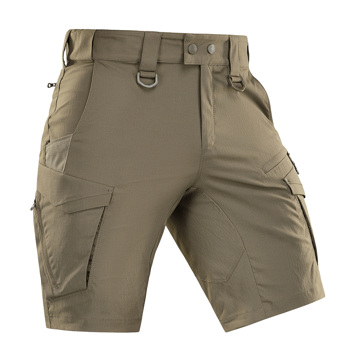 M-Tac Aggressor Summer Flex Shorts lette og åndbare shorts med Flex Rip-Stop stof, perfekt til taktisk brug og outdoor aktiviteter.