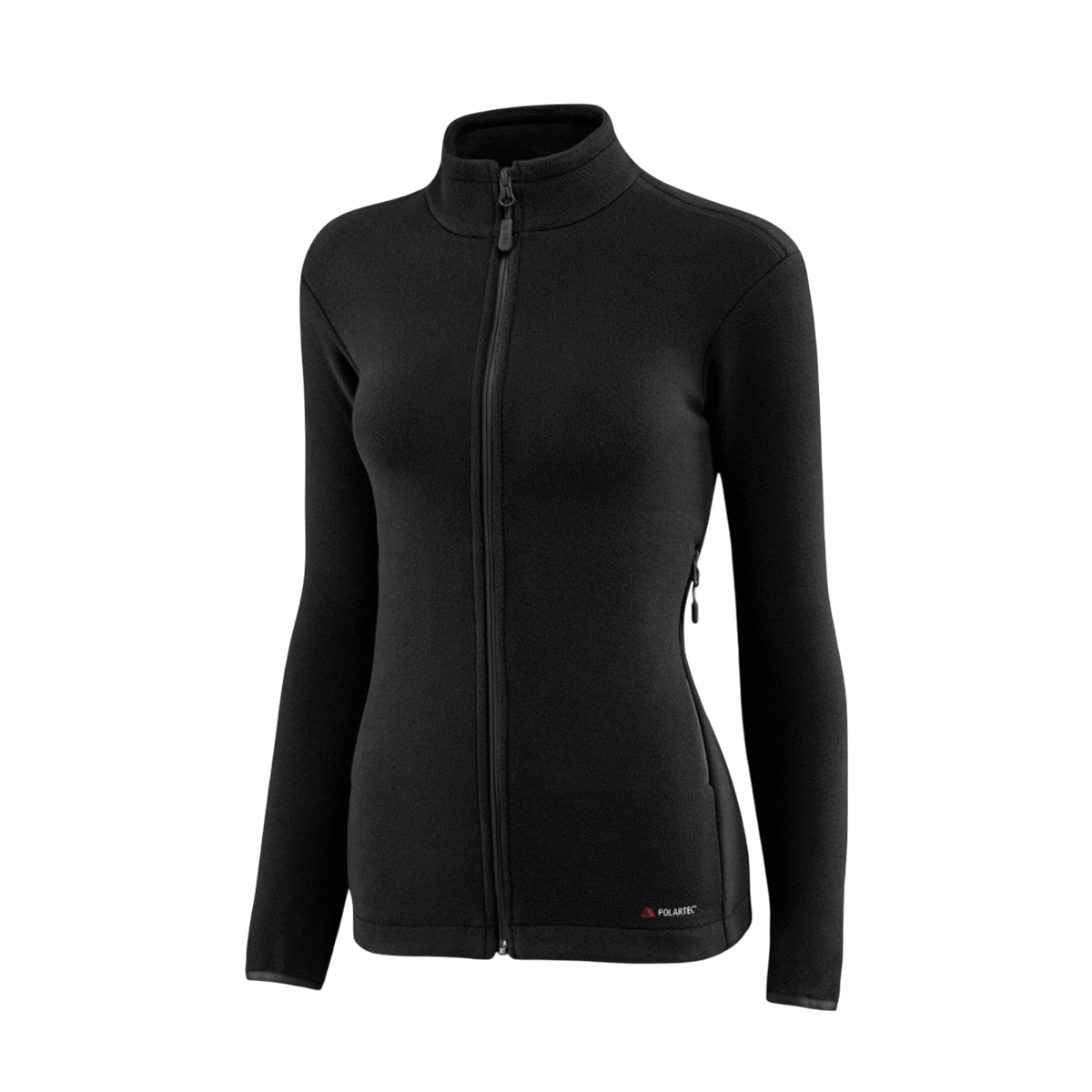M-Tac Sweater Nord Fleece Polartec Dame i sort, designet til optimal varme og funktionalitet. Fremstillet af Polartec® 200 Series fleece.