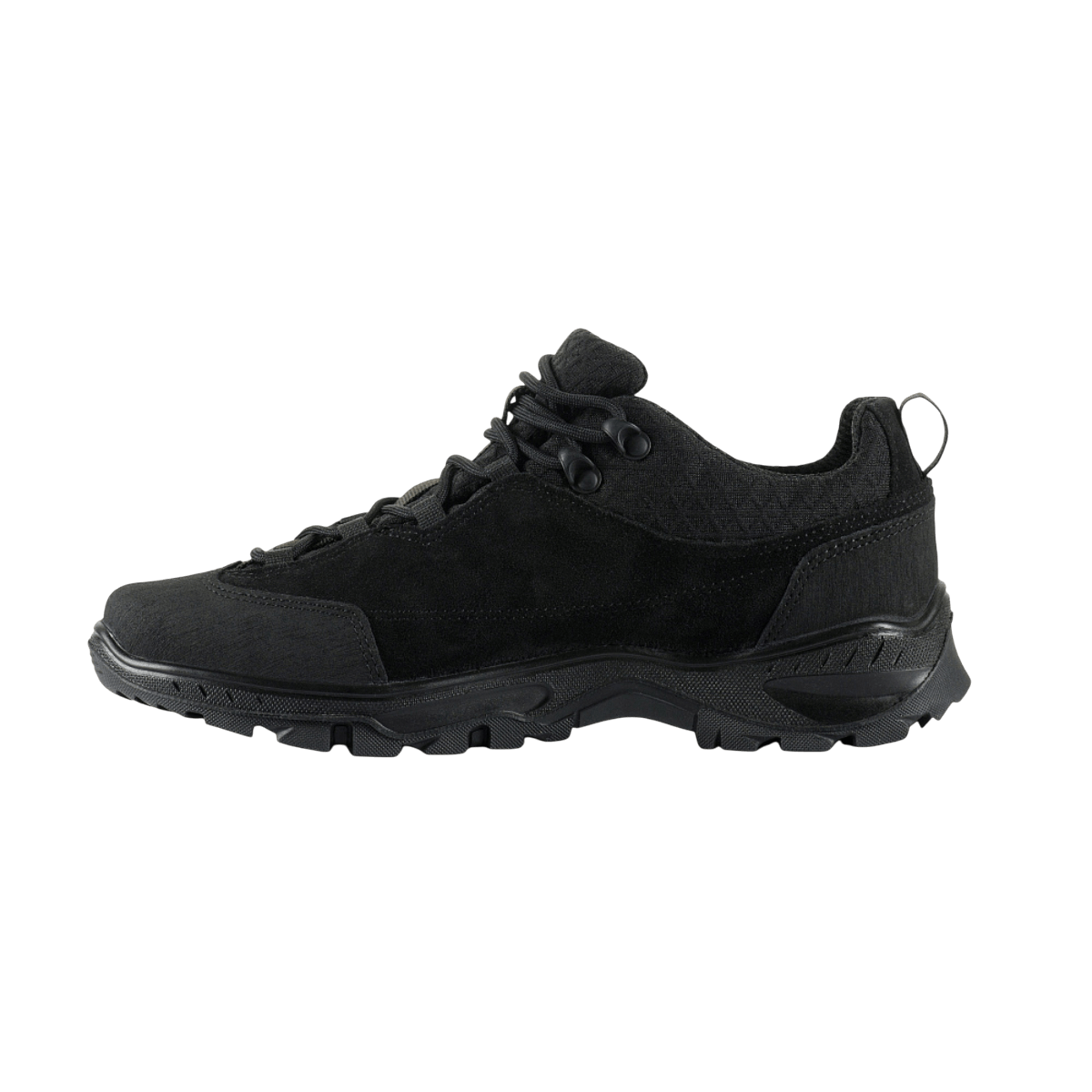 M-Tac Tactical Sneakers Patrol R Vent i sort læder med skridsikker sål og 3D-mesh til trekking og udendørs aktiviteter