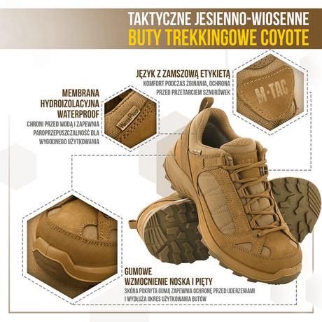 Tactical Sneakers Demi-Season – Let og komfortabel, ideelle til trekking og udendørsbrug. Moderne og slidstærke sko til by og natur.