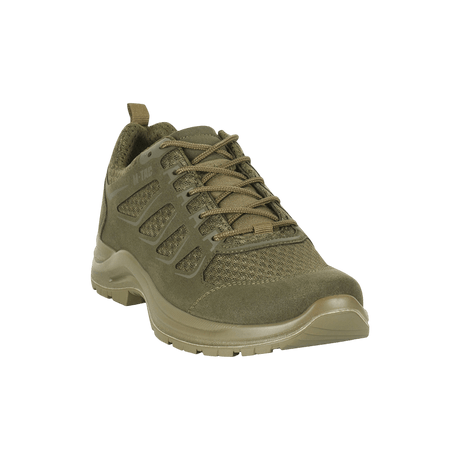 M-Tac Tactical Sneakers IVA i olivengrøn, ventileret og slidstærk, ideel til trekking og outdoor-aktiviteter.