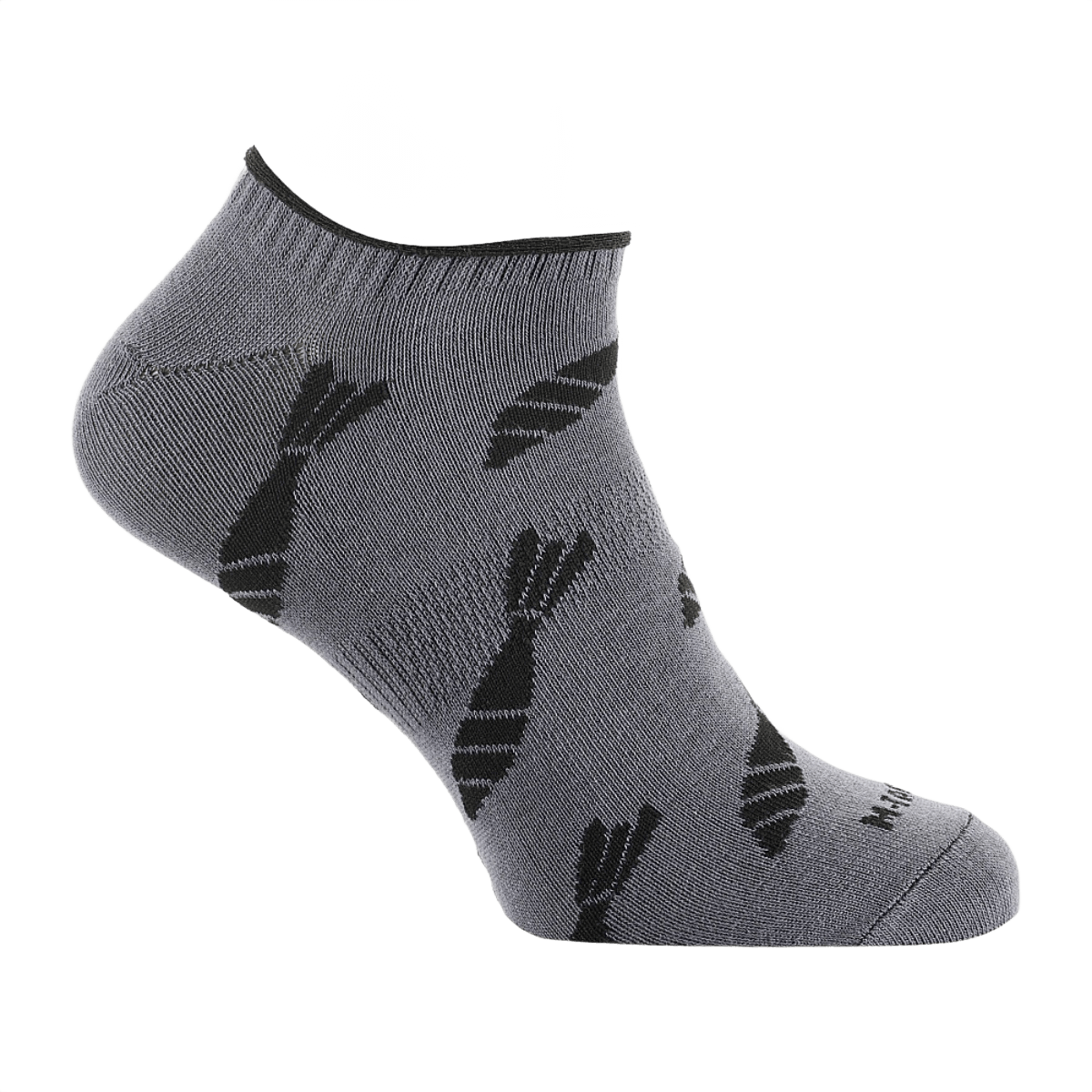 M-Tac Let Sommersokker Morter Bomber til mænd, ergonomisk designet til sport og udendørs aktiviteter, grå med unikt mønster, åndbart materiale.