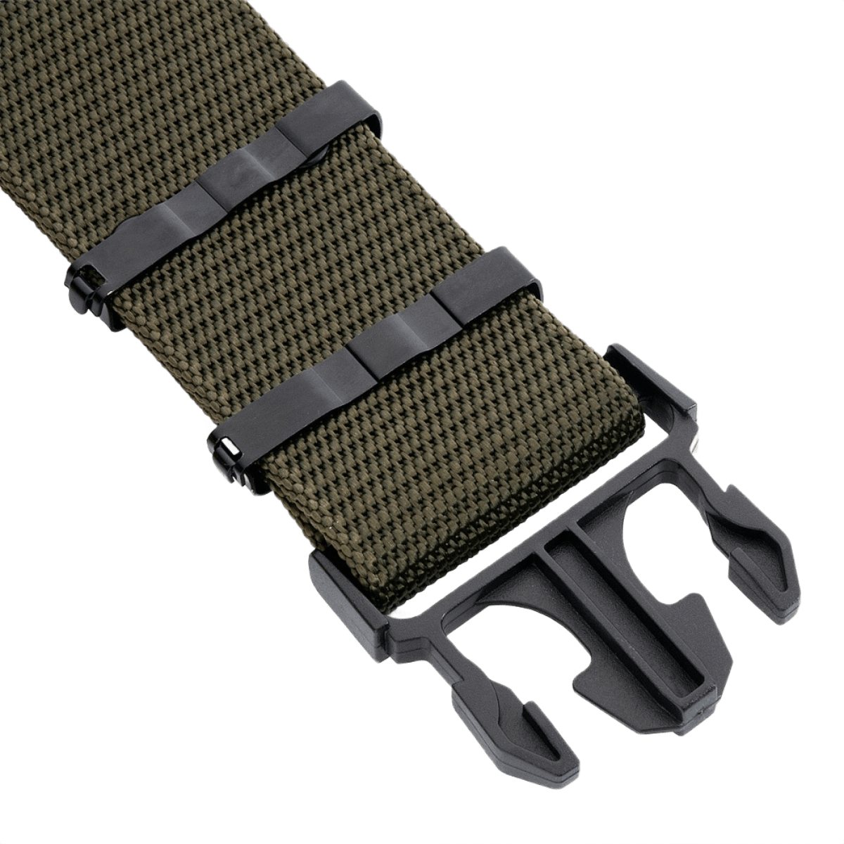 M-Tac Pistolbælte med plastikspænde, nylonbælte inspireret af BSS/A.L.I.C.E.-systemet, ideelt til taktisk eller daglig brug, polyester, 5,5 cm bredt