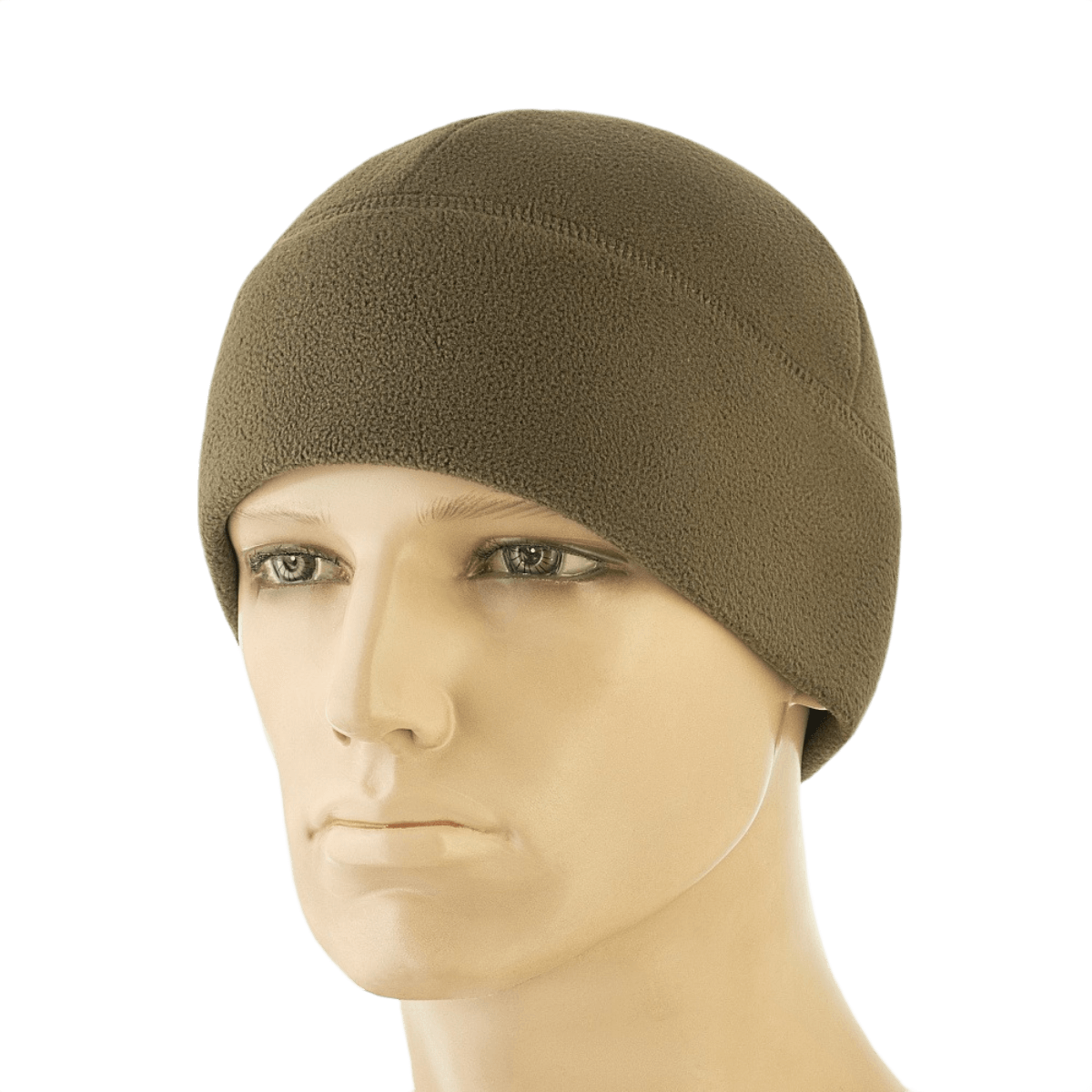 M-Tac Watch Cap Elite Fleece Beanie Hat, varm og let hue til taktisk og vinterbrug, lavet af fleece 320 g/m², brun farve